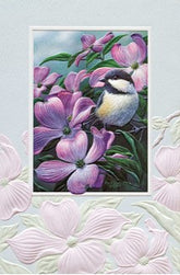 Card Chickadee on Dogwood B'day