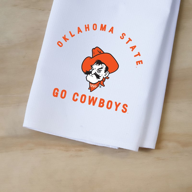 Tea Towel Oklahoma State with Pistol Pete