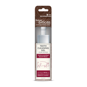 Tropiclean - Enticers Hickory Smoked Bacon Teeth Cleaning Gel For Dogs