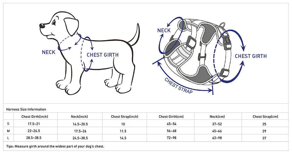 Pink, Emerald and Orchid | No Pull 3M Reflective Dog Harness Vest with Handle