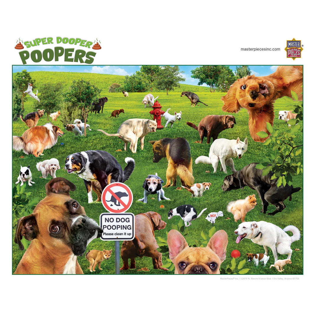 Super Dooper Poopers - 1000 Piece Jigsaw Puzzle