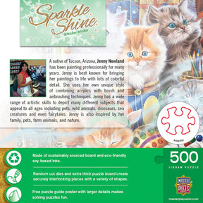 Puzzle Sparkle & Shine - Whisker Wishes 500 Piece