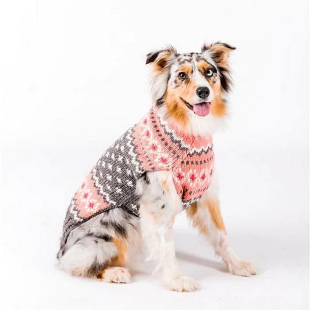 Handmade Fairisle Wool Dog Sweater