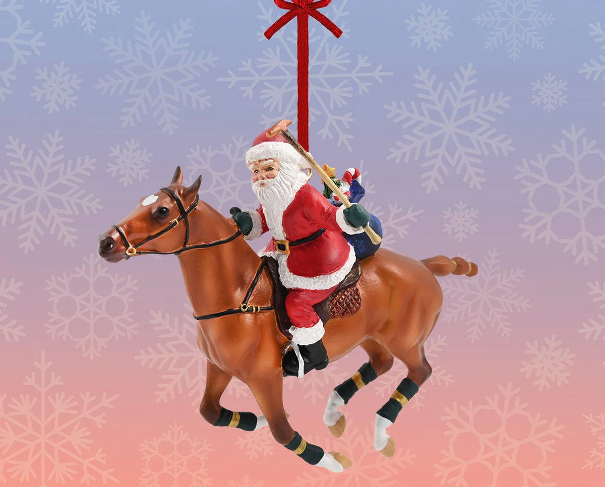 Breyer - Polo Playing Santa Ornament