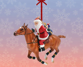 Breyer - Polo Playing Santa Ornament