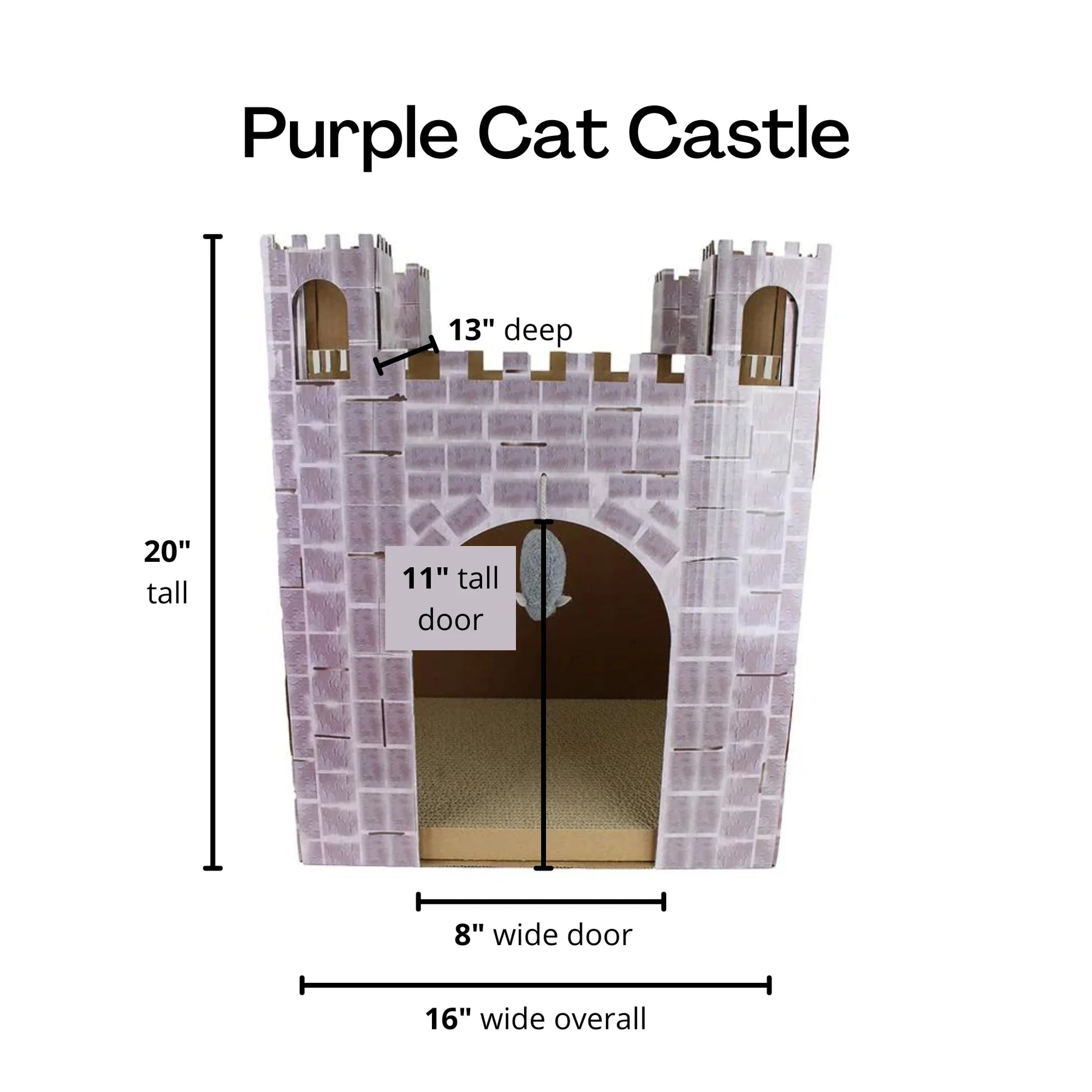 Midlee - Castle Cat Scratcher House