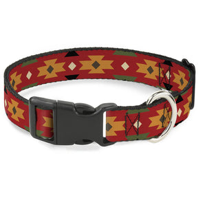 Buckle Down - Plastic Clip Collar Navajo