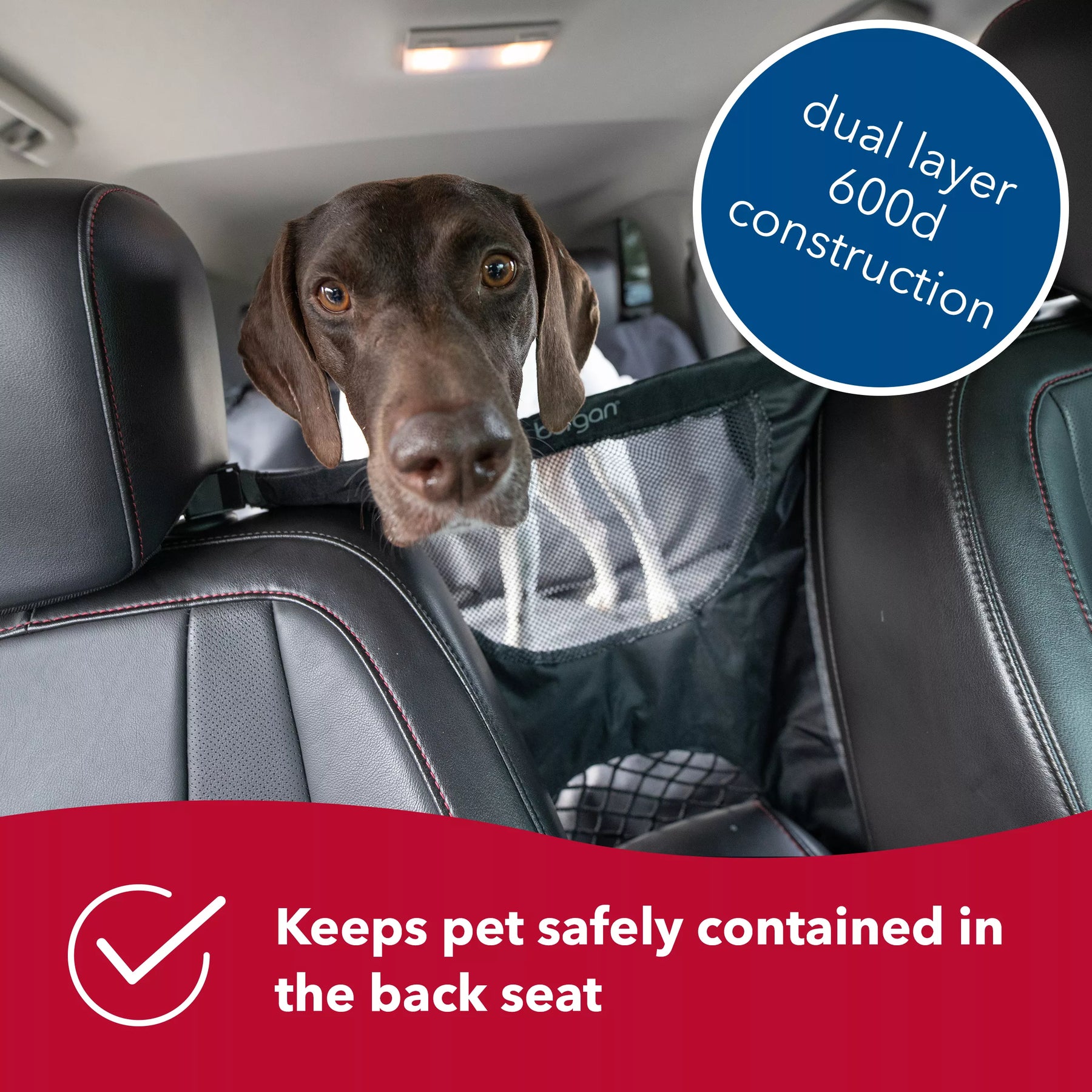 Auto Travel Dog Barrier