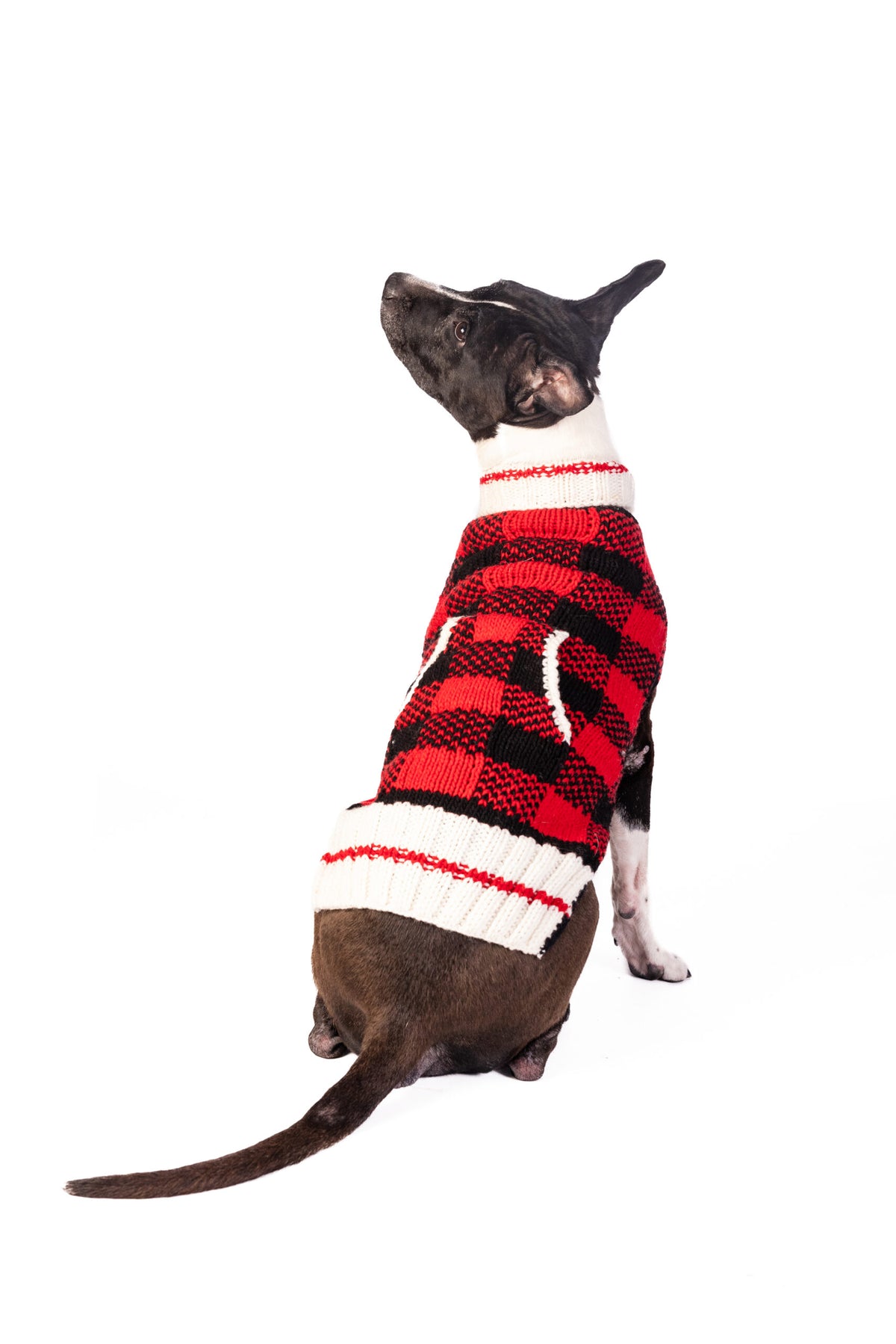 Dog Sweater Buffalo Plaid