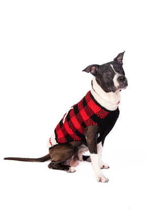 Dog Sweater Buffalo Plaid