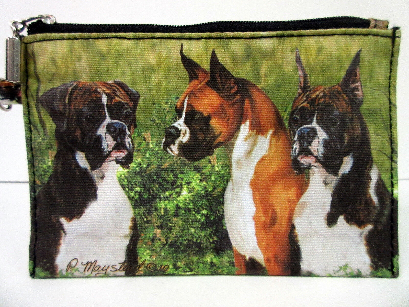 Dog Zippered Pouch/Purse by Ruth Maystead