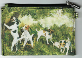 Dog Zippered Pouch/Purse by Ruth Maystead