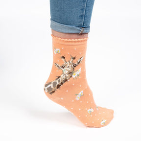 Sock Giraffe Flowers