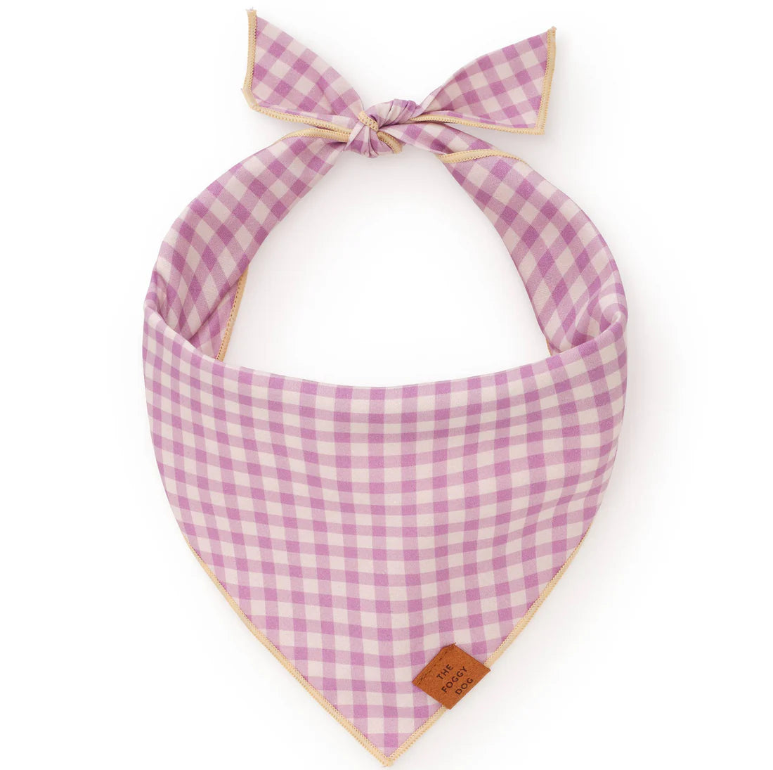 Bandana Dog Thistle Gingham (Fall)