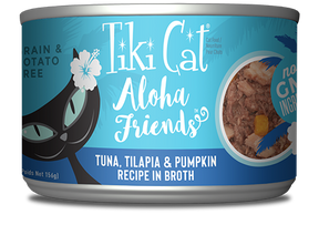 Tiki Cat Aloha Friends Tuna, Tilapia & Pumpkin