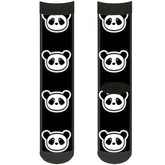 Buckle Down - Panda Bear Cartoon2 Crew Socks