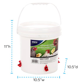 Sideways Sipper Poultry Water 2.5 gallons