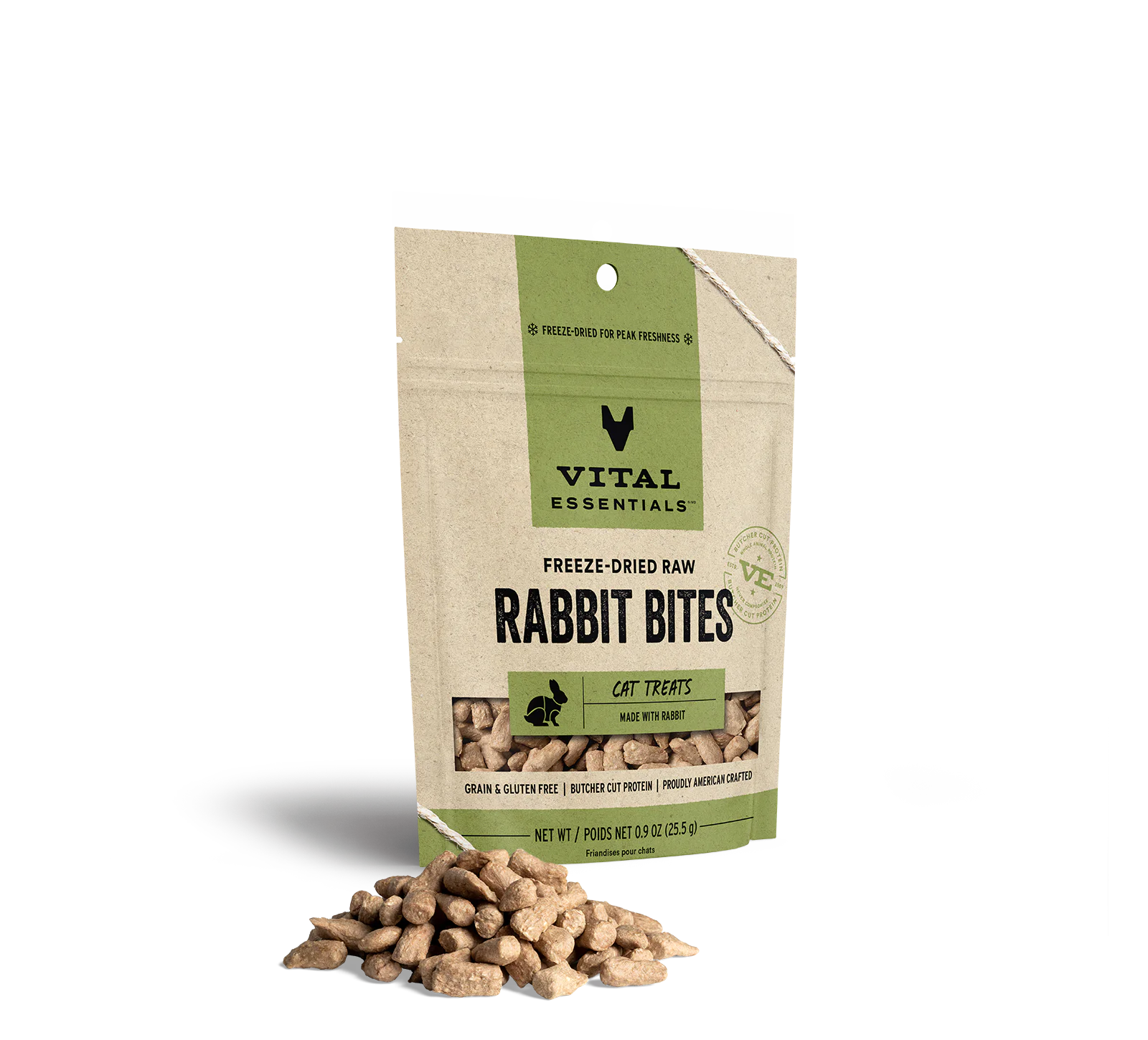 Vital Essentials - Rabbit Bites Freeze-Dried Cat Treats