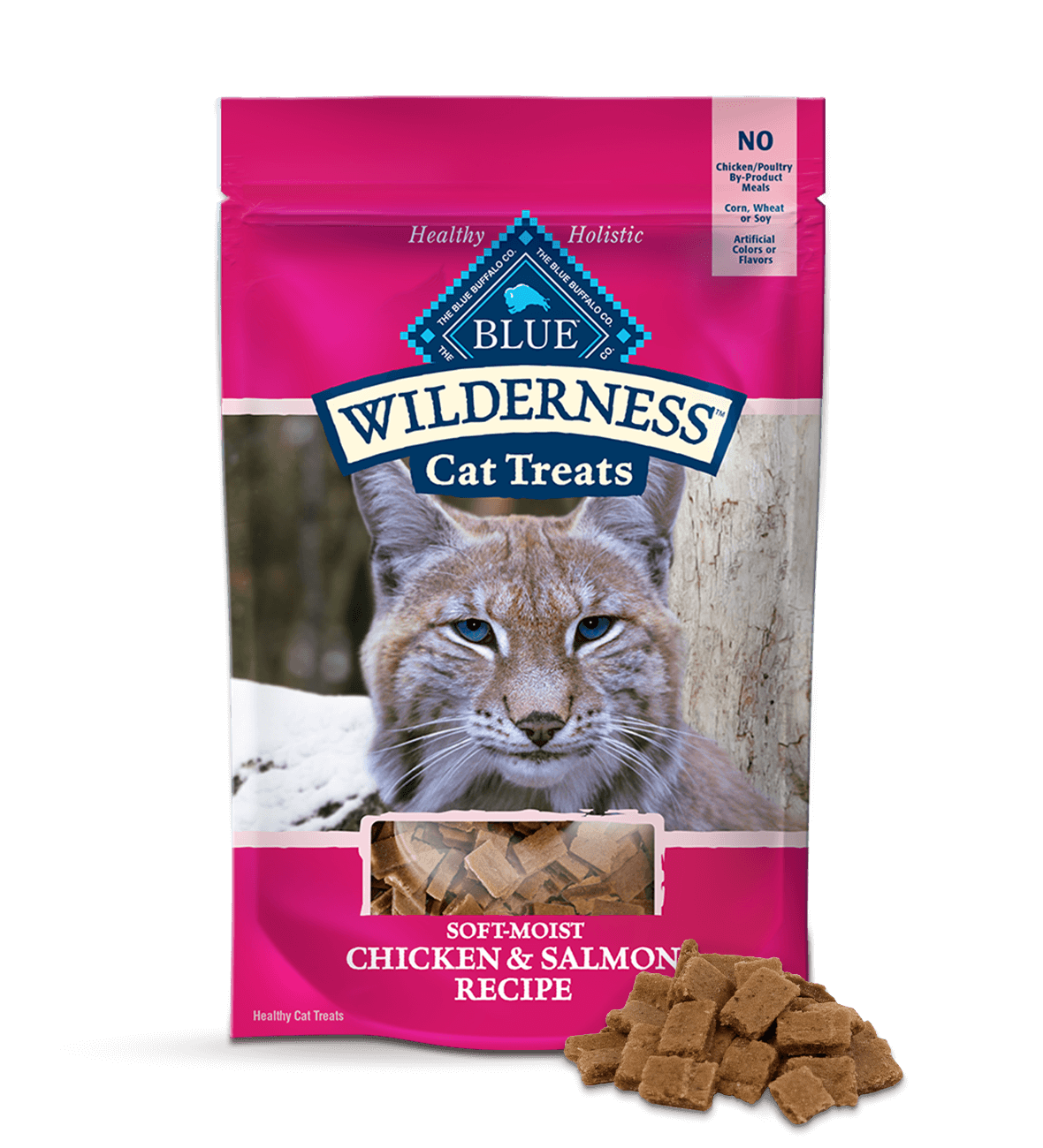 Blue Buffalo - Soft-Moist Cat Treats Chicken and Salmon Treats