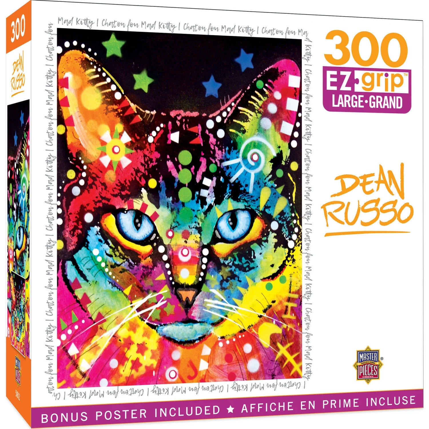 Mad Kitty by Dean Russo - 300 Piece EZ Grip Jigsaw Puzzle