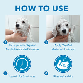 OxyMed Medicated Anti Itch Treatment Rinse for Pets