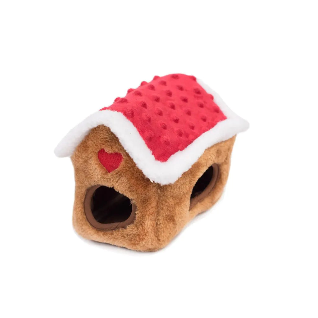 ZippyPaws - Holiday Zippy Burrow Gingerbread House