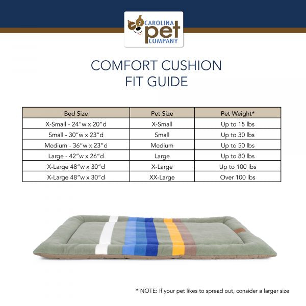 Carolina Pet - Pendleton Cushion Zion Dog Bed