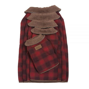 Carolina Pet - Pendleton Red Ombre Plaid Dog Coat