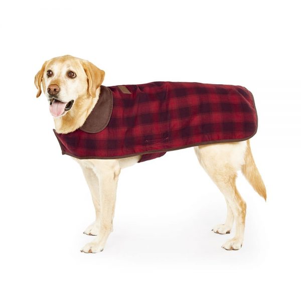 Carolina Pet - Pendleton Red Ombre Plaid Dog Coat