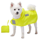 Sunshine Yellow | 3M Reflective Dog Raincoat Hooded