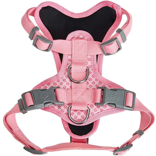 Pink | Reflective Mesh Padded No Pull Dog Harness Vest