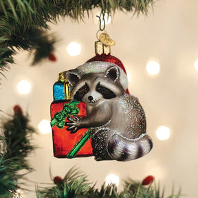 Old World Christmas - Christmas Raccoon Ornament