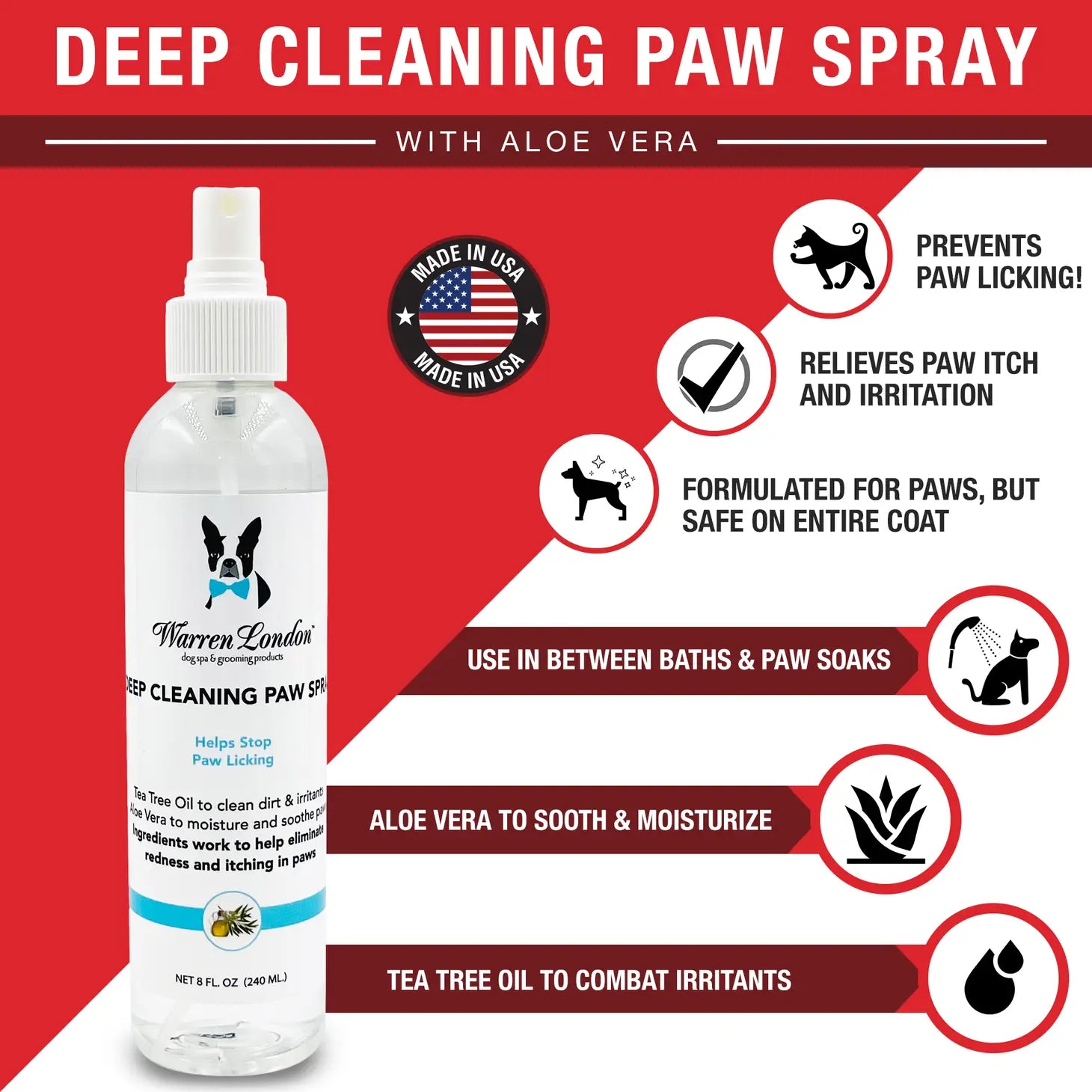 Warren London - Deep Cleaning Paw Spray