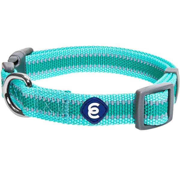 Minty Green | Back to Basics Reflective Dog Collar