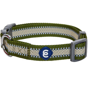 Olive | Back to Basics Reflective Dog Collar