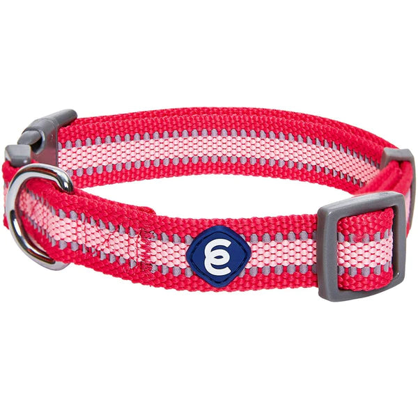 French Pink | Back to Basics Reflective Dog Collar