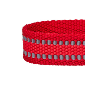 Rogue Red | Back to Basics Reflective Dog Collar