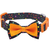 Polka Dot Halloween Dog Collar