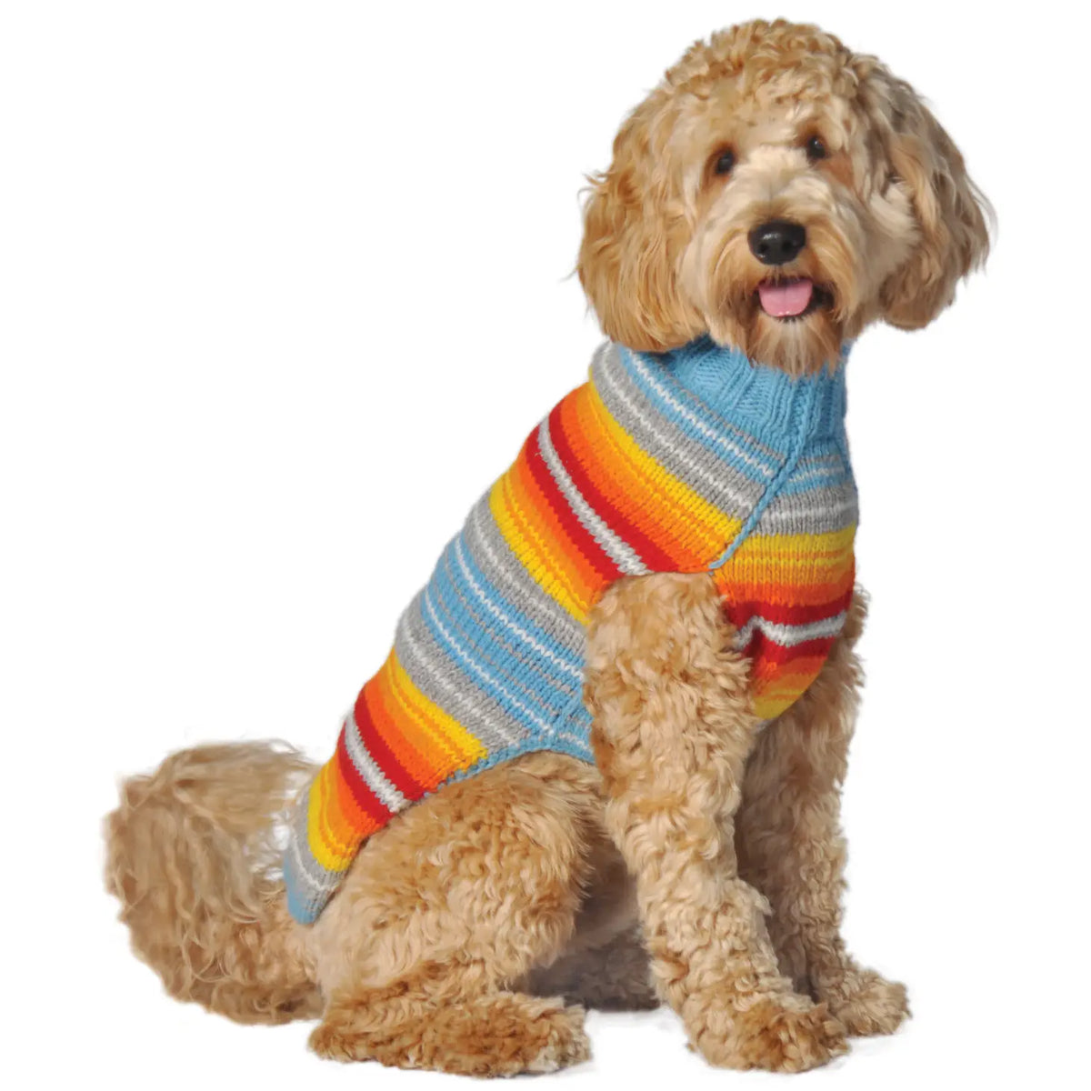 Dog Sweater Turquoise Serape