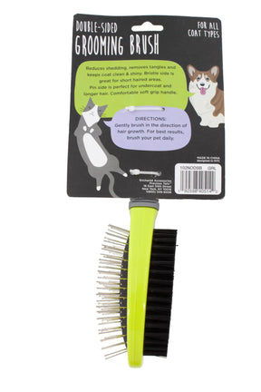 Precious Tails -  Double Sided Pet Grooming Brush