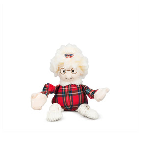 Mrs. Claus HuggleFleece & Tartan Plaid Knottie