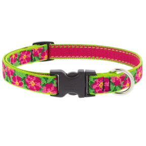 Lupine Pet - Collar Nylon Adjustable Petunias