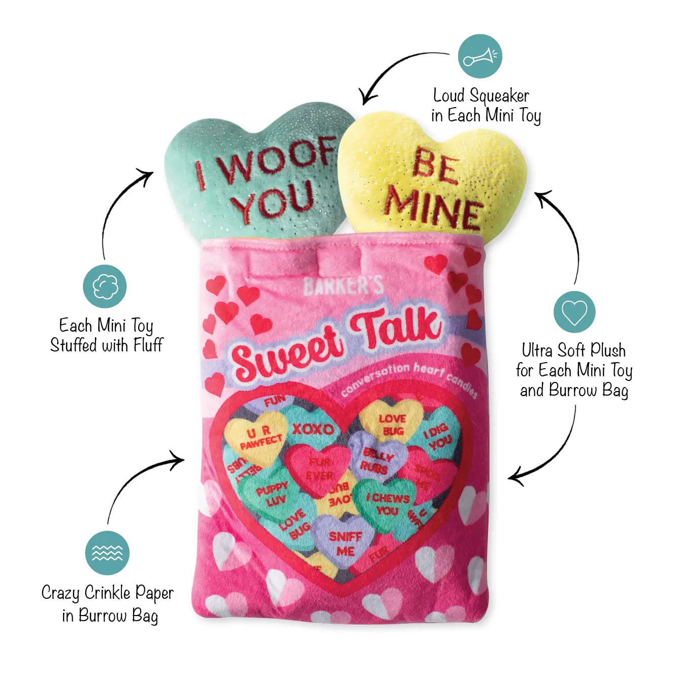 Petshop by Fringe Studio - Dog Toy Sweet Talk