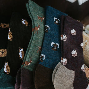 Friday Sock Co. - Women's Socks Hedgehog/Nature