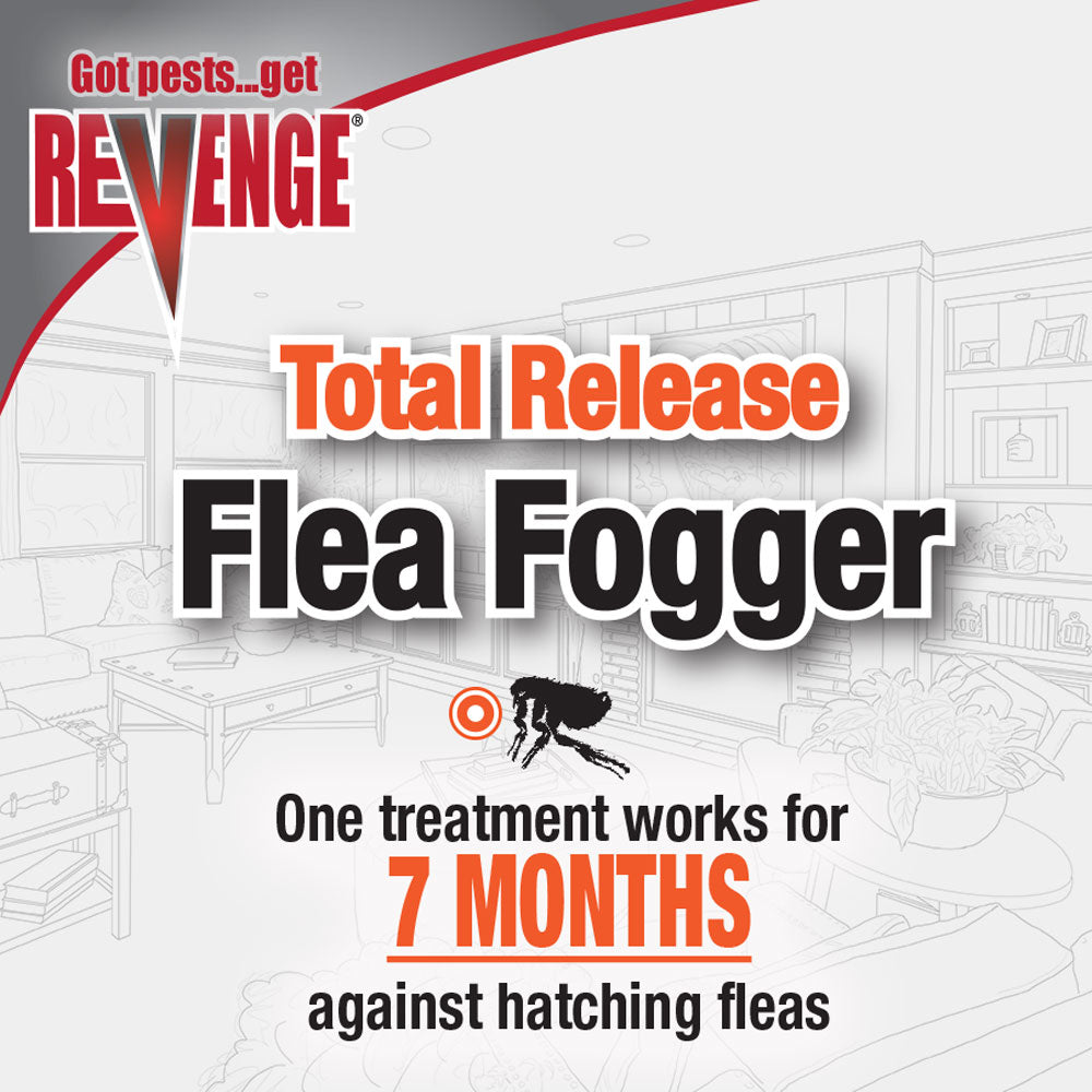 Bonide - Revenge Total Release Flea Fogger 3 Pack