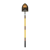 14Ga Hollow Back Irrigation Shovel 48" YW Fiberglass Handle