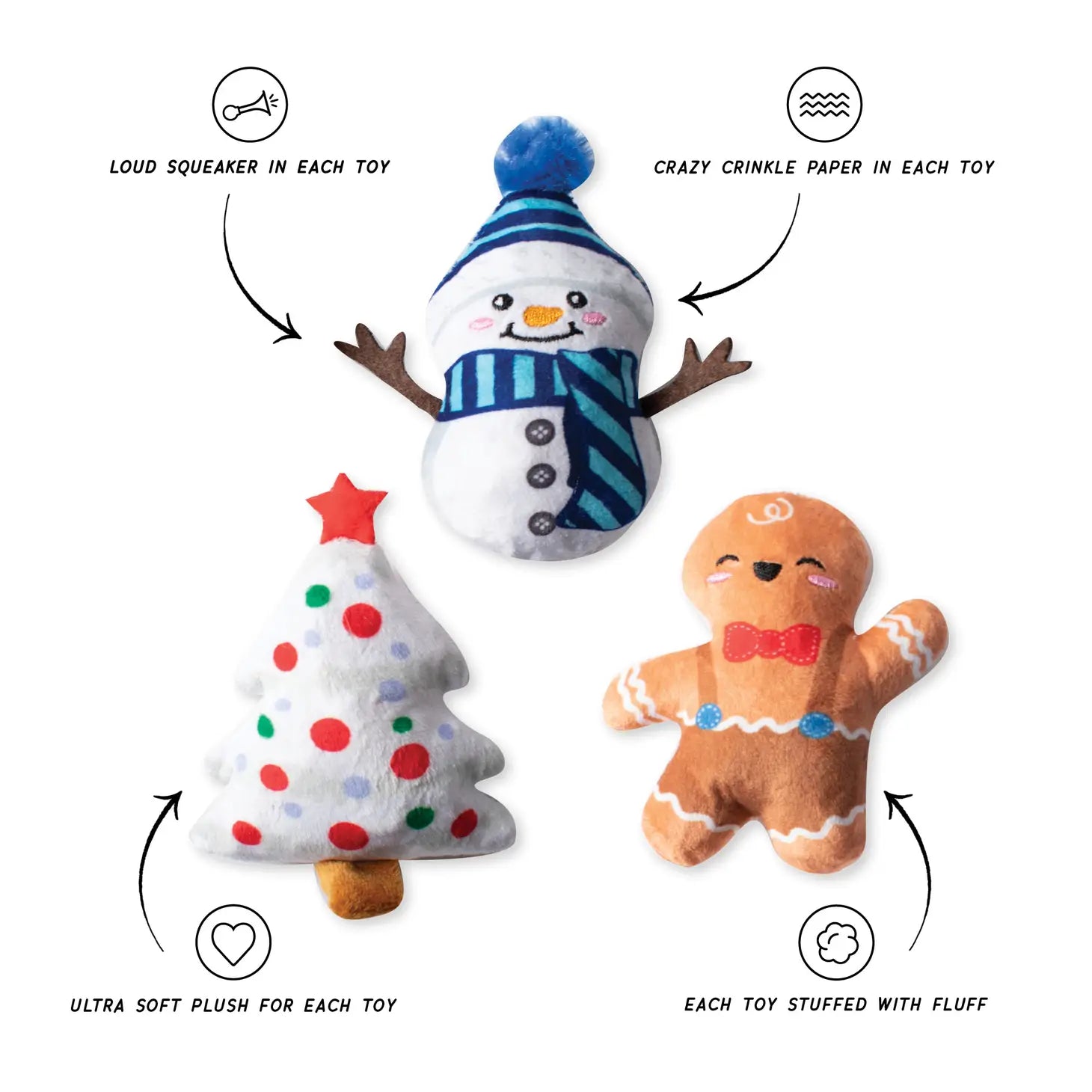 Wagsdale - FEELIN' FROSTY SMALL Dog Toys