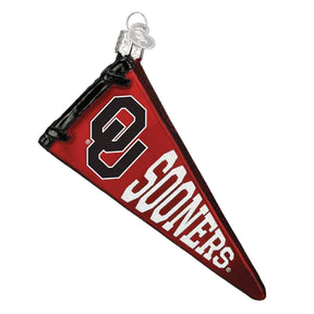 Old World Christmas - OU Pennant Flag Ornament