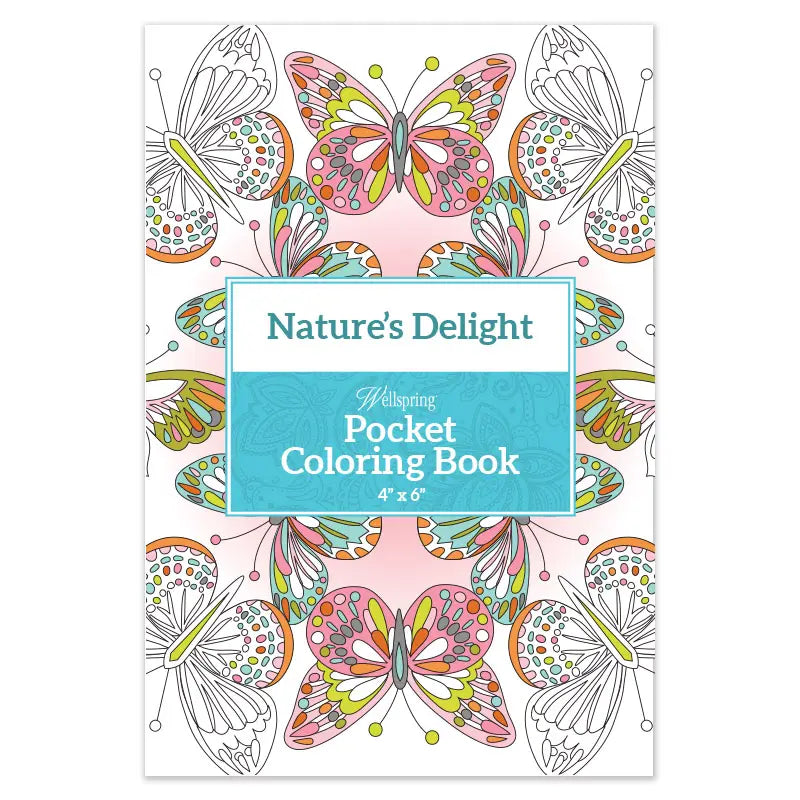 Pocket Coloring Book - Nature's Delight