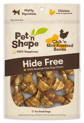 Pet 'n Shape - Hide Free Chick 'n Mini Knotted Bones